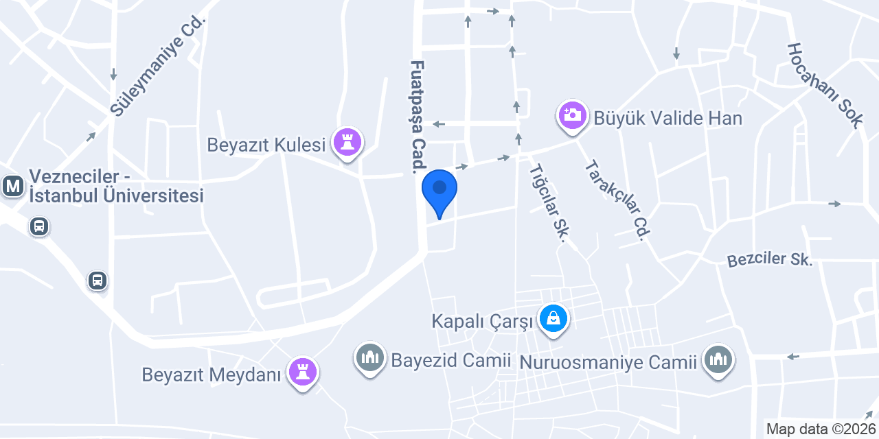 Vakıf Katılım Mercan Şubesi konumu