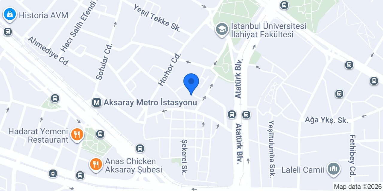 Huzur Bul Derneği konumu