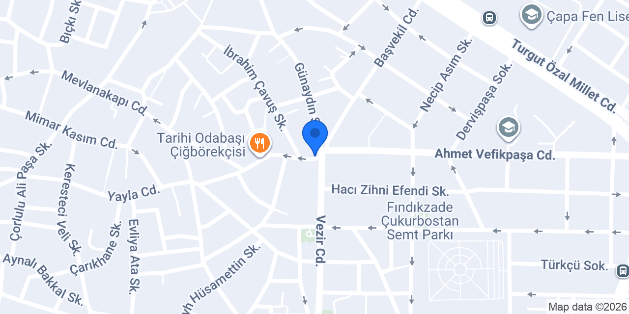 Diş Hekimi Aynur Ubeydullah konumu