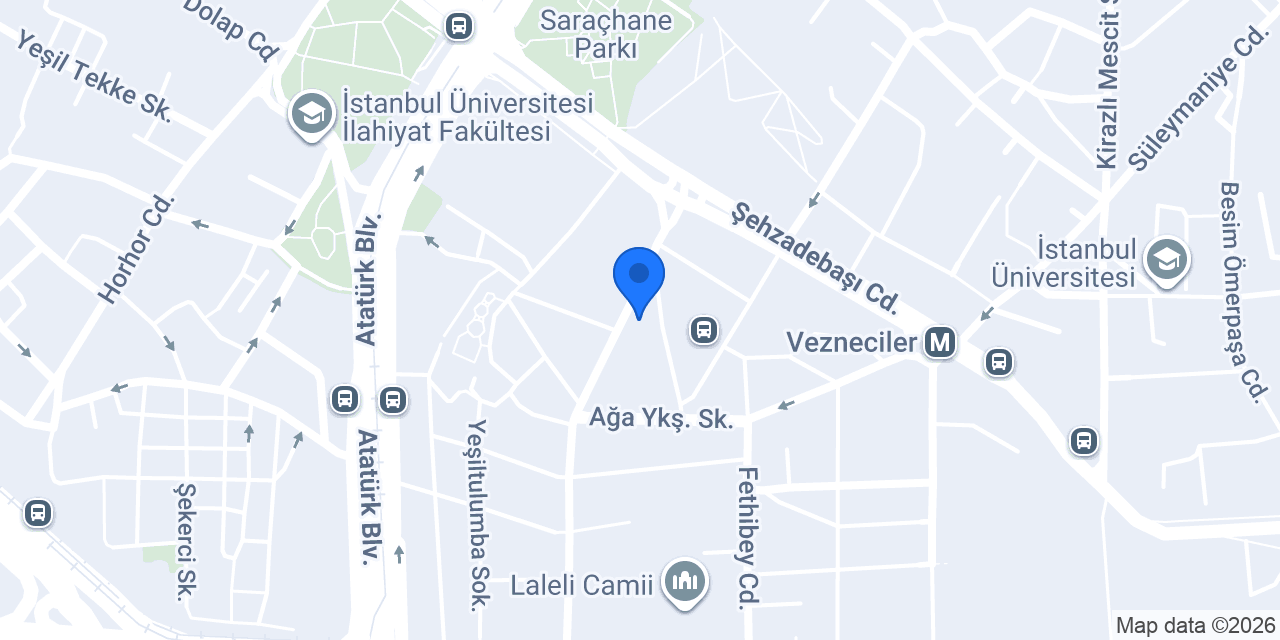 Hotel Büyük Şehzade konumu