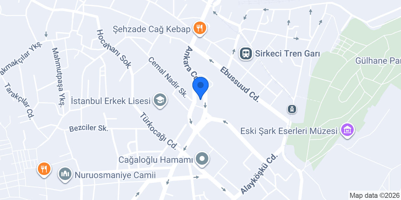 Bekos Tercüme konumu