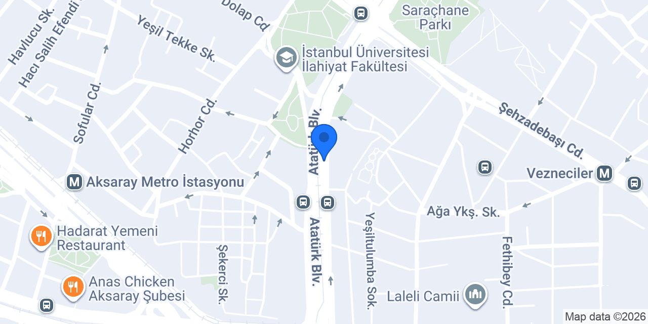 İstanbul 15.Noteri konumu