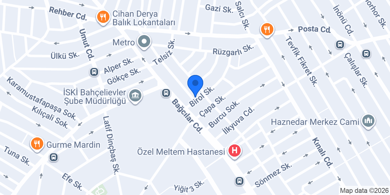 Hastek Yapı konumu