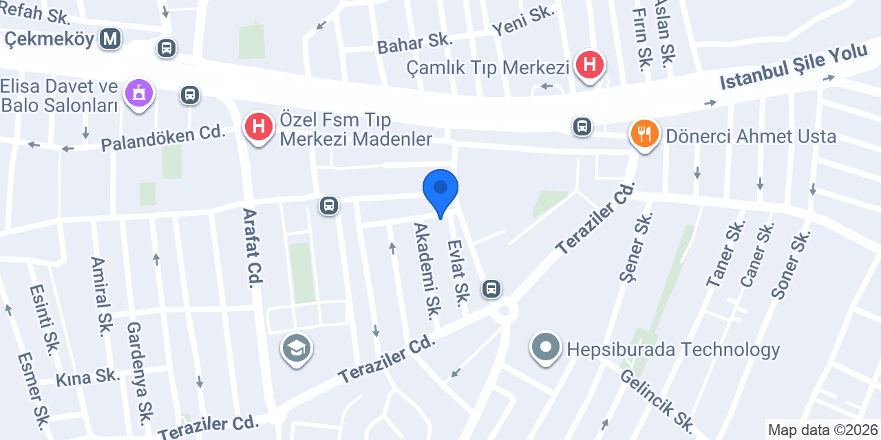 Coffee Corner Çekmeköy konumu