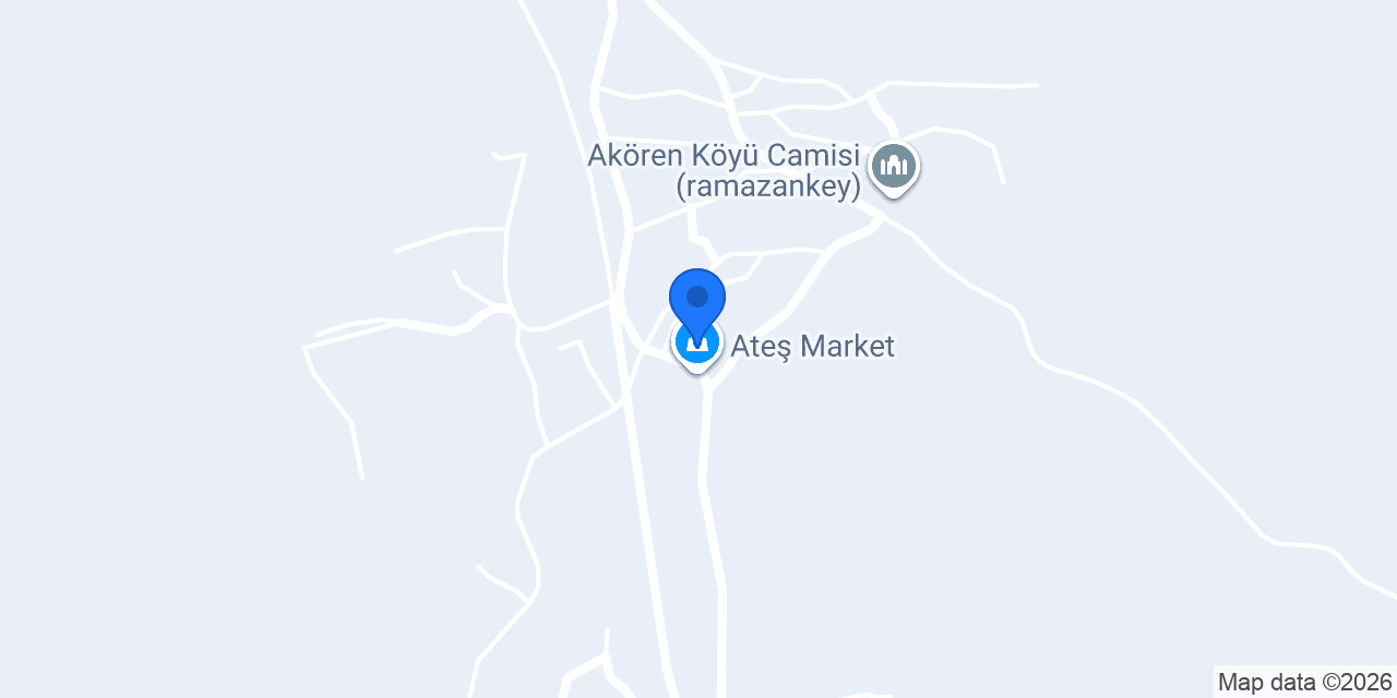 Ateş Market konumu
