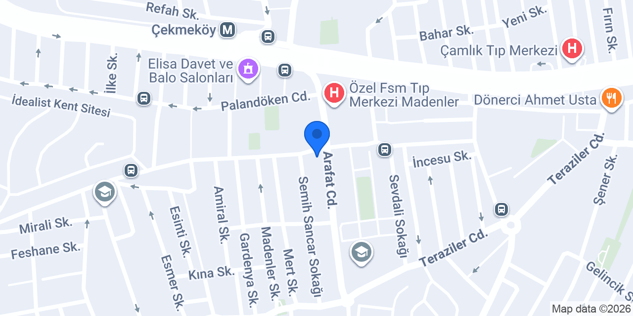 Kovan Sarıyer Börekçisi konumu