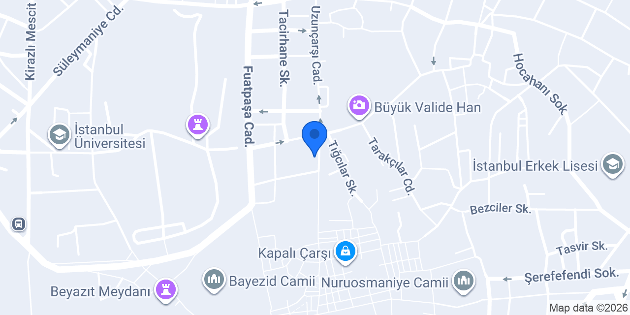 Tarihi Örücüler Hamamı Turkısh Bath & Sauna konumu
