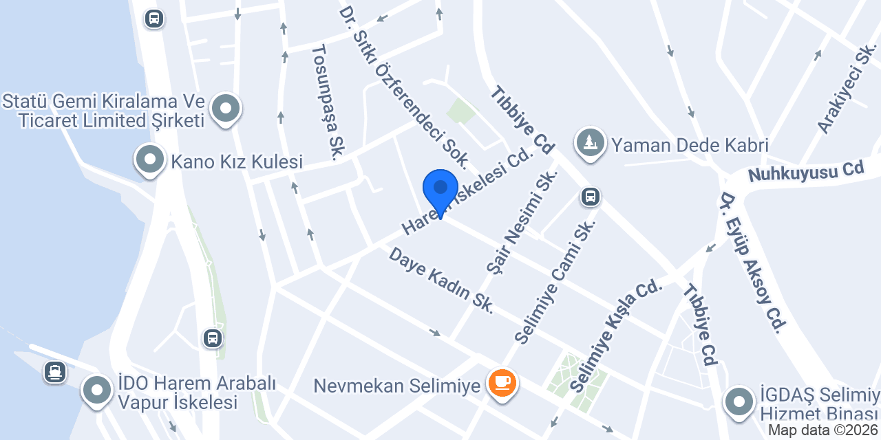 Köşem Pasta & Cafe konumu