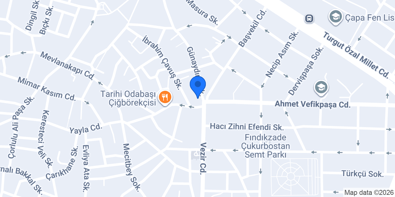 YAZICIOĞLU DANIŞMANLIK konumu