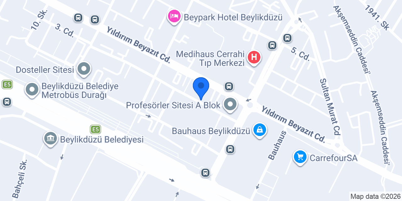 BEYLİKDÜZÜ İŞLER KİTABEVLERİ konumu