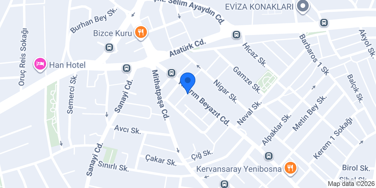 Yeşim Çiçekçilik konumu