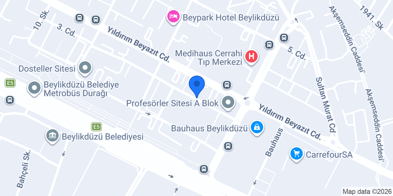 Gülce Cafe konumu