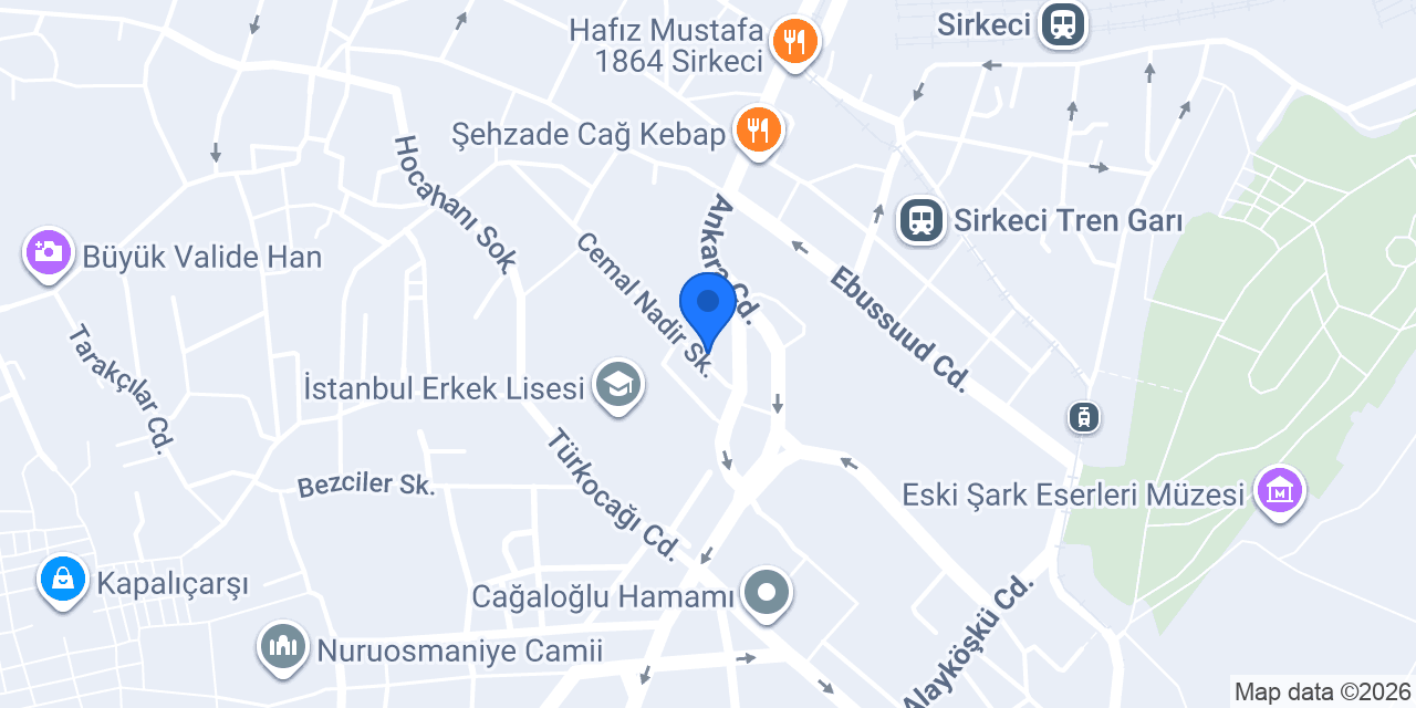 Istanbul Central Hotel konumu