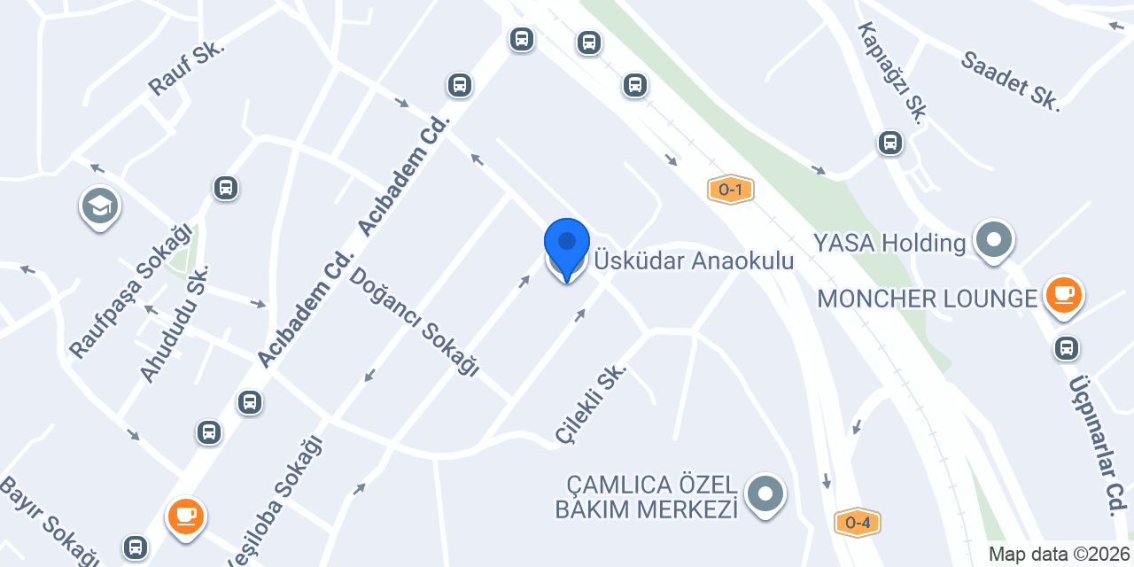 Üsküdar Anaokulu konumu