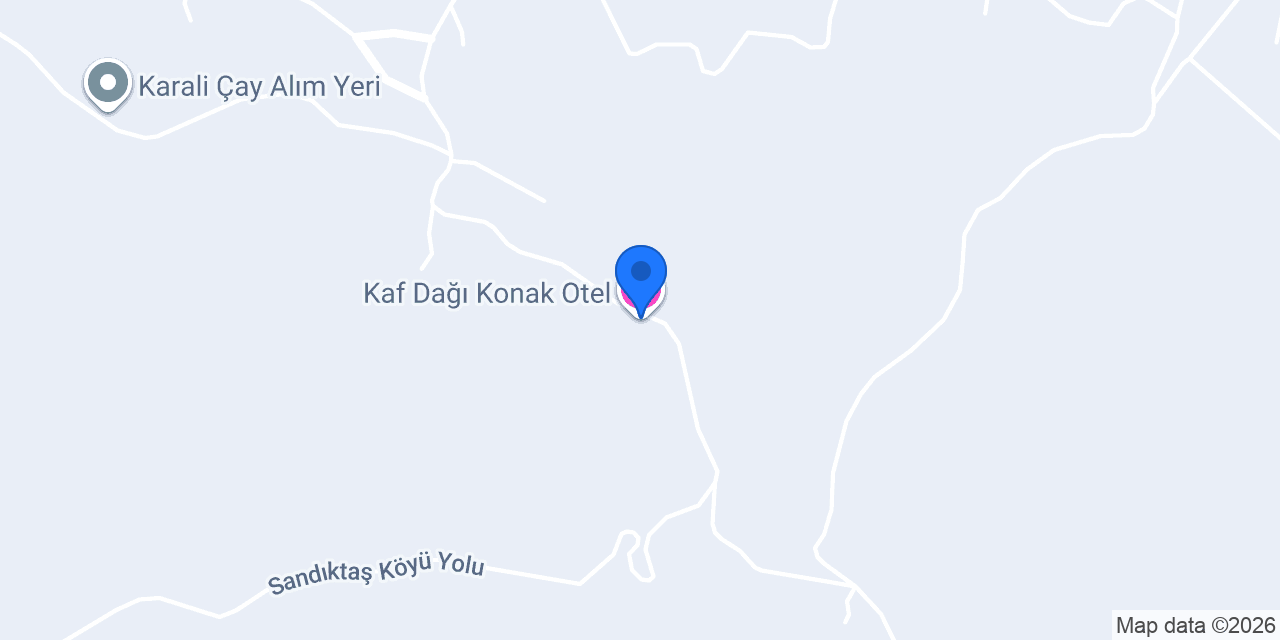 Kaf Dağı Konak Otel konumu