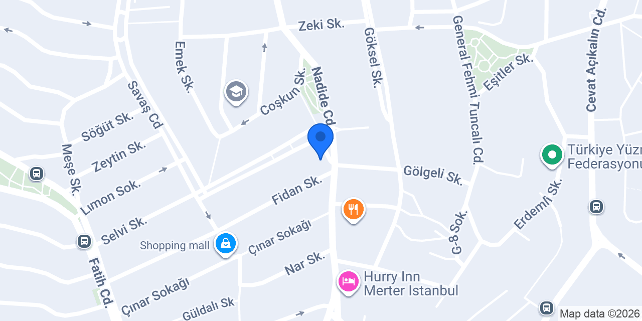 Kaptanlar Sürücü Kursu konumu