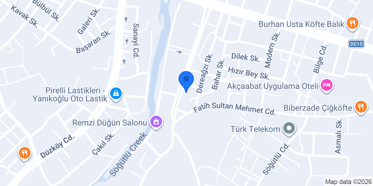 Gümüş Auto Trabzon konumu