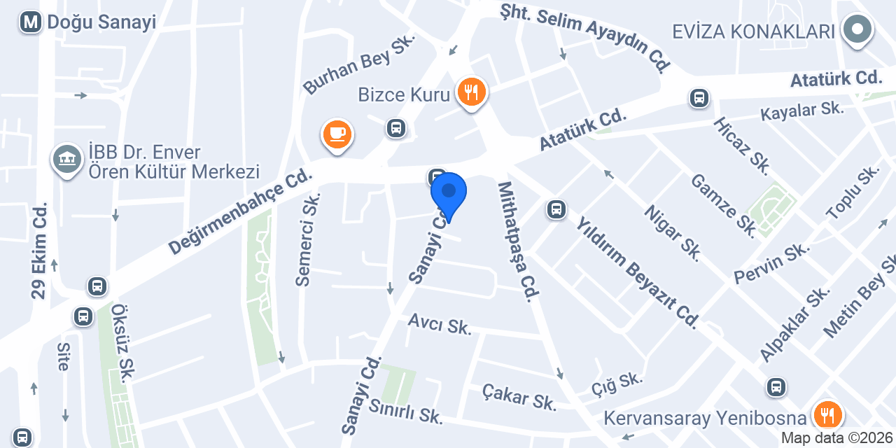 AYEL ENDÜSTRİYEL MAKİNA LTD. konumu