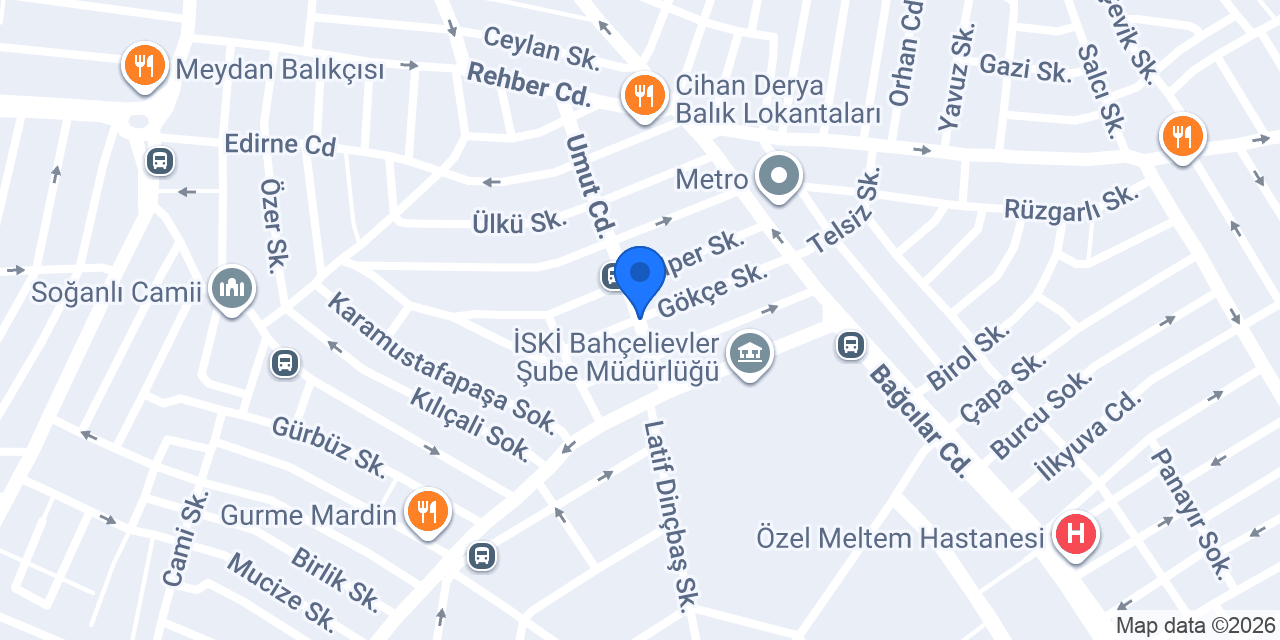 ÖZSERNEO EMNİYET ŞUBE konumu