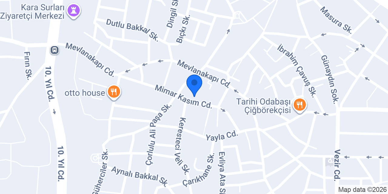 Çağrı Market Mevlanakapı konumu