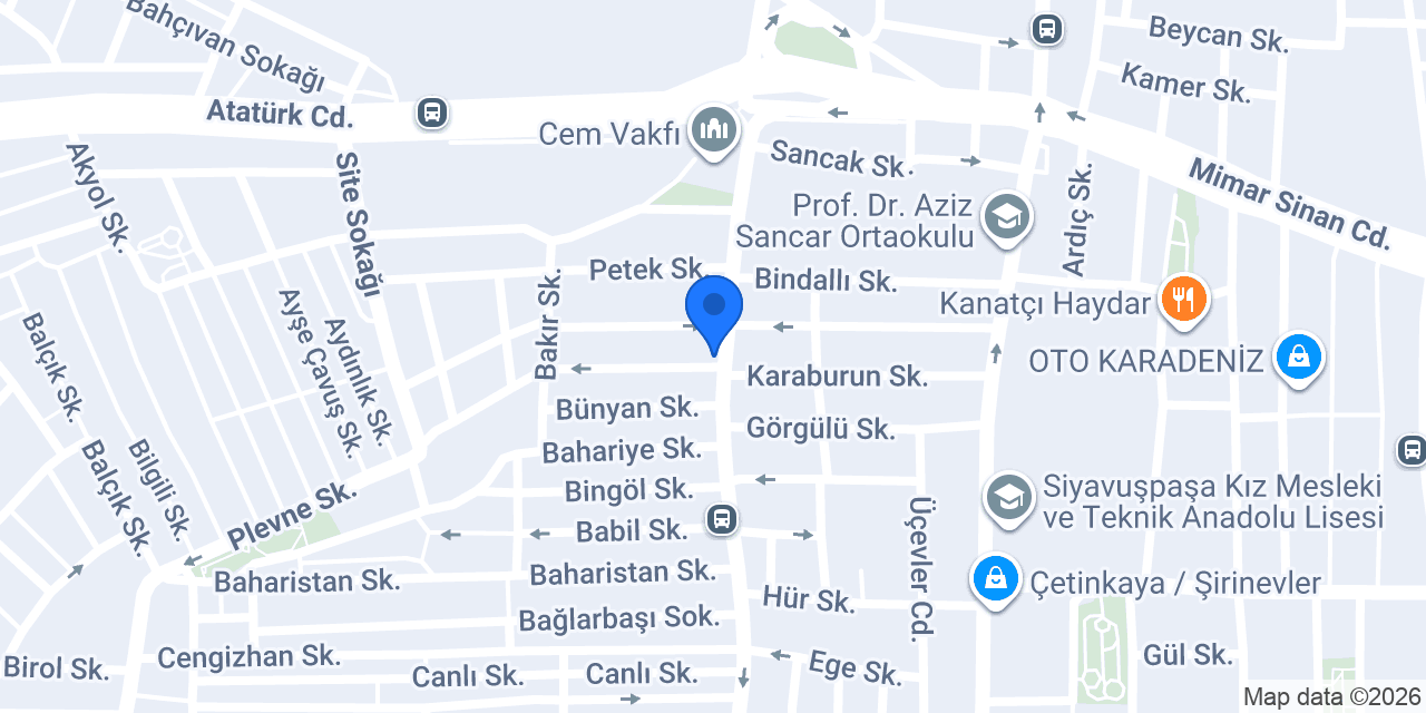 Baklavacı Hacı Osmanoğlu konumu
