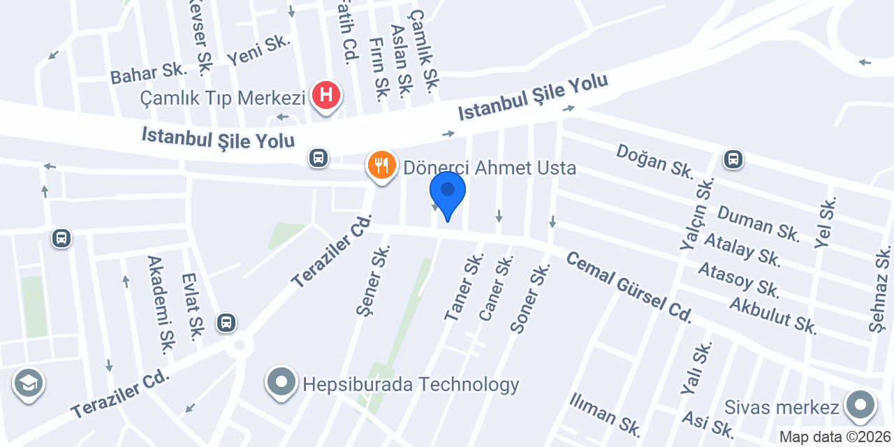 Çamlık Terzi konumu