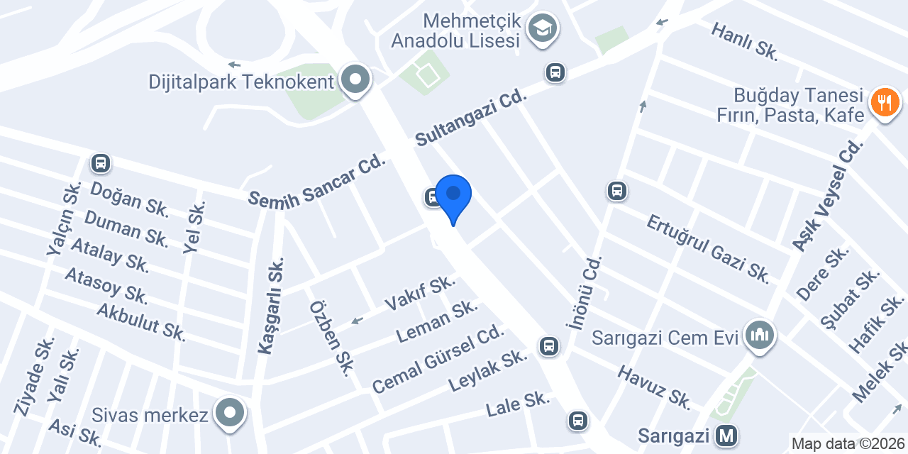 Weltew home mobilya Sancaktepe konumu