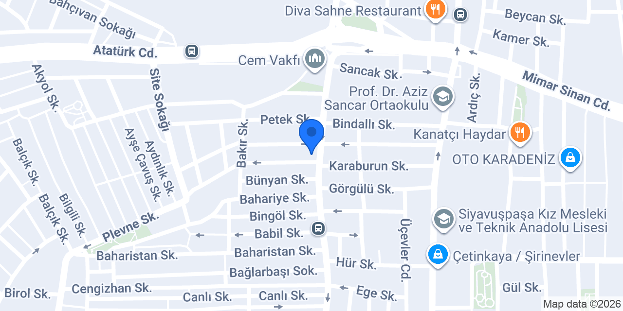 Mevlana Kasap konumu