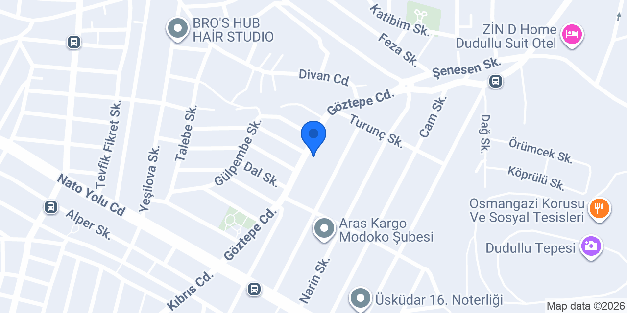 ÇİRAY PASTA CAFE Unlu Mamülleri konumu