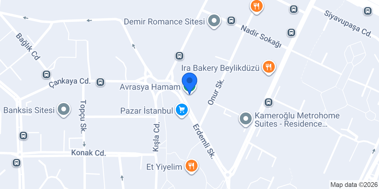 Avrasya Hamam konumu