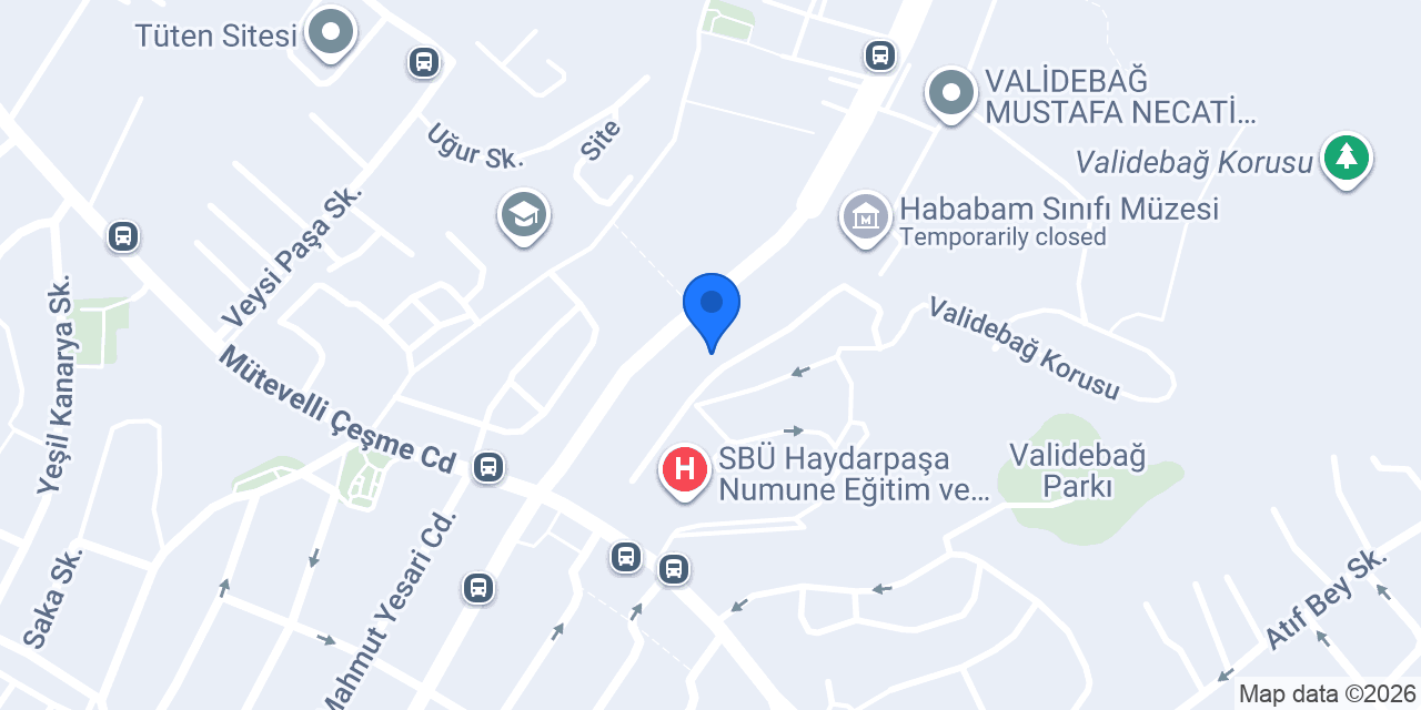 Adile Sultan Kasrı Öğretmenevi konumu