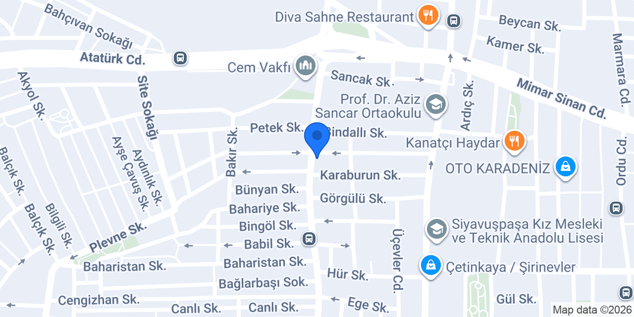Diş Hekimi Mehmet Arslan konumu