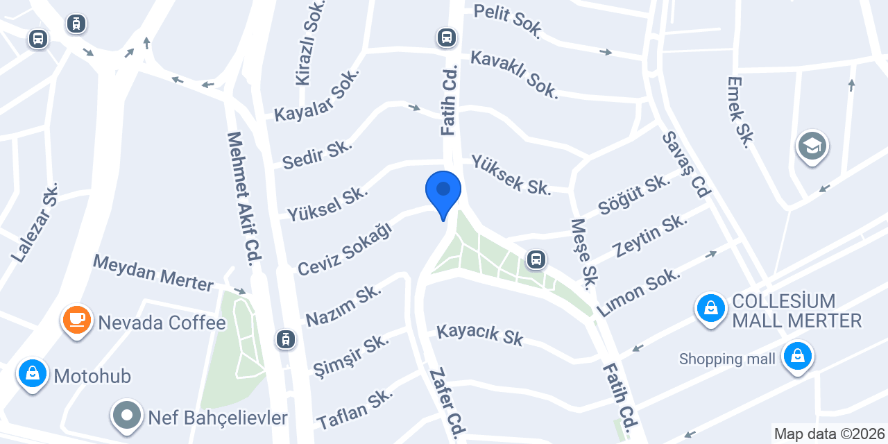 DenizBank Merter Şubesi konumu