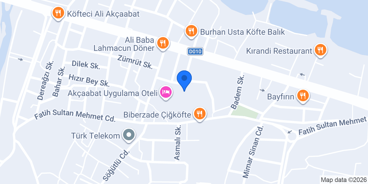 Akçaabat Halk Eğitimi Merkezi konumu