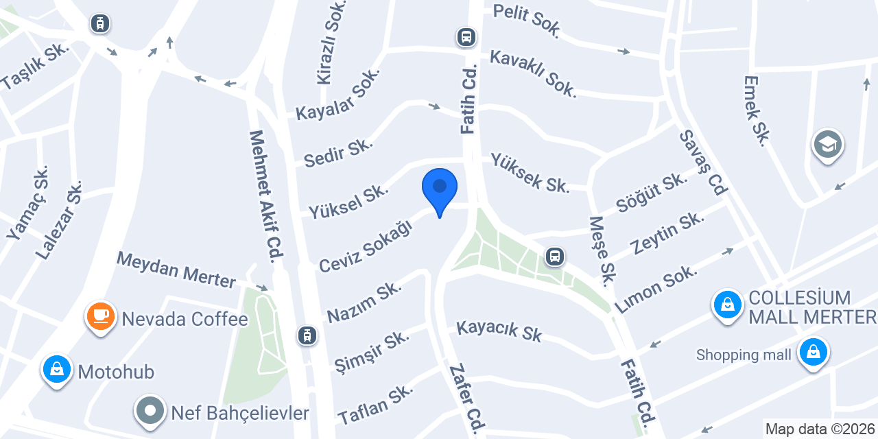 Form Düğme Merter Mağaza konumu
