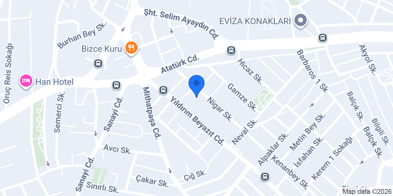 ATABAY TEKSTİL konumu