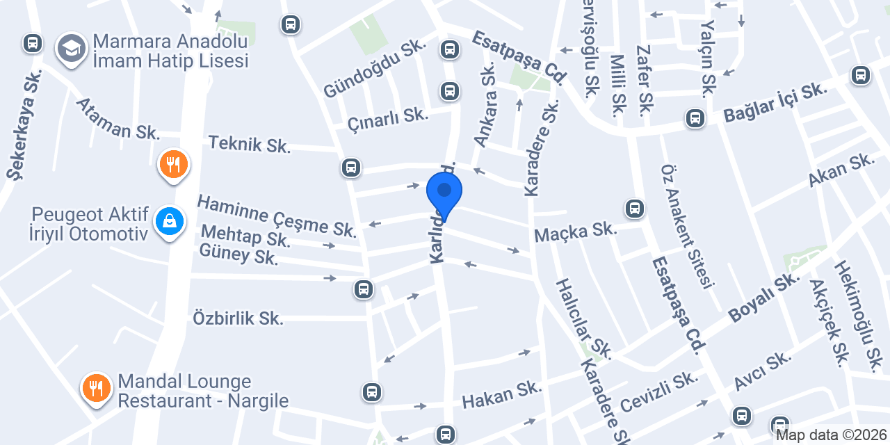 Özen Kebap konumu