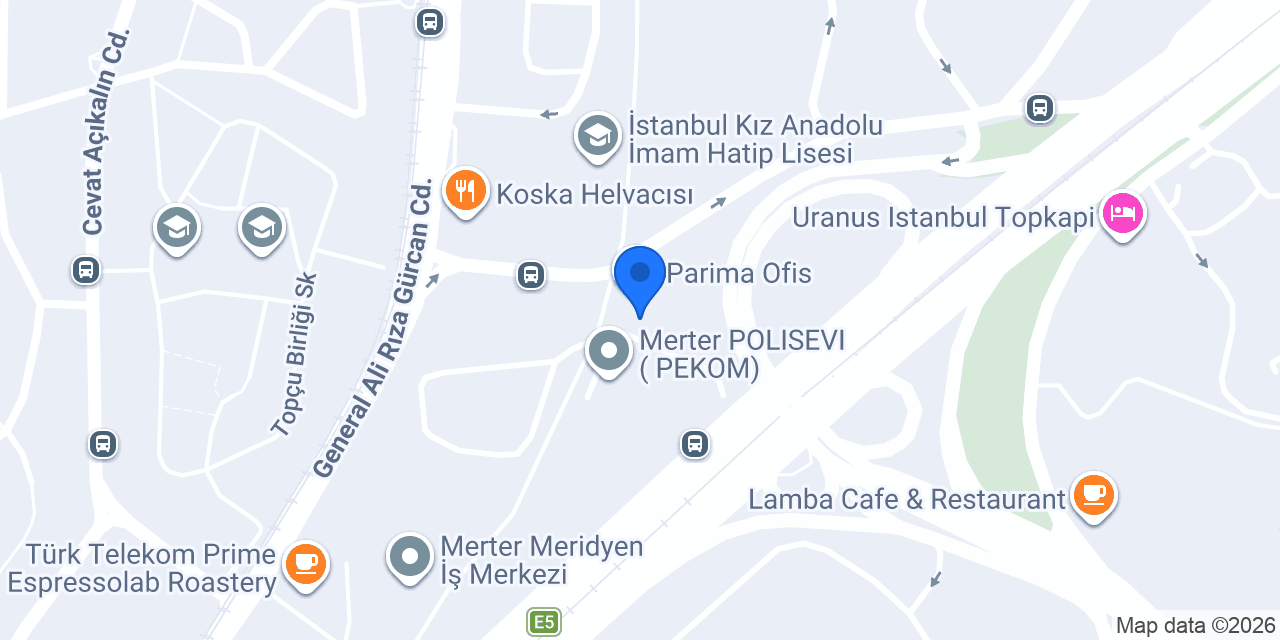 Adabella Pizza Cevizlibağ konumu