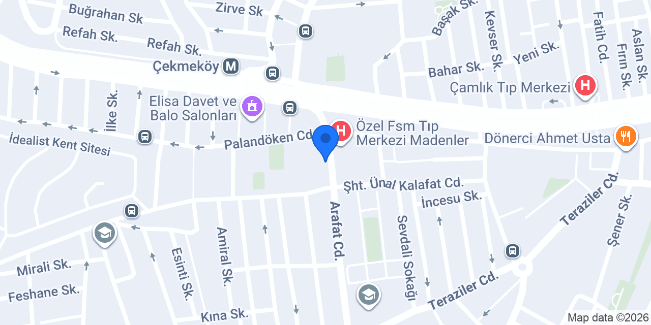 Çınarlı Eczanesi konumu