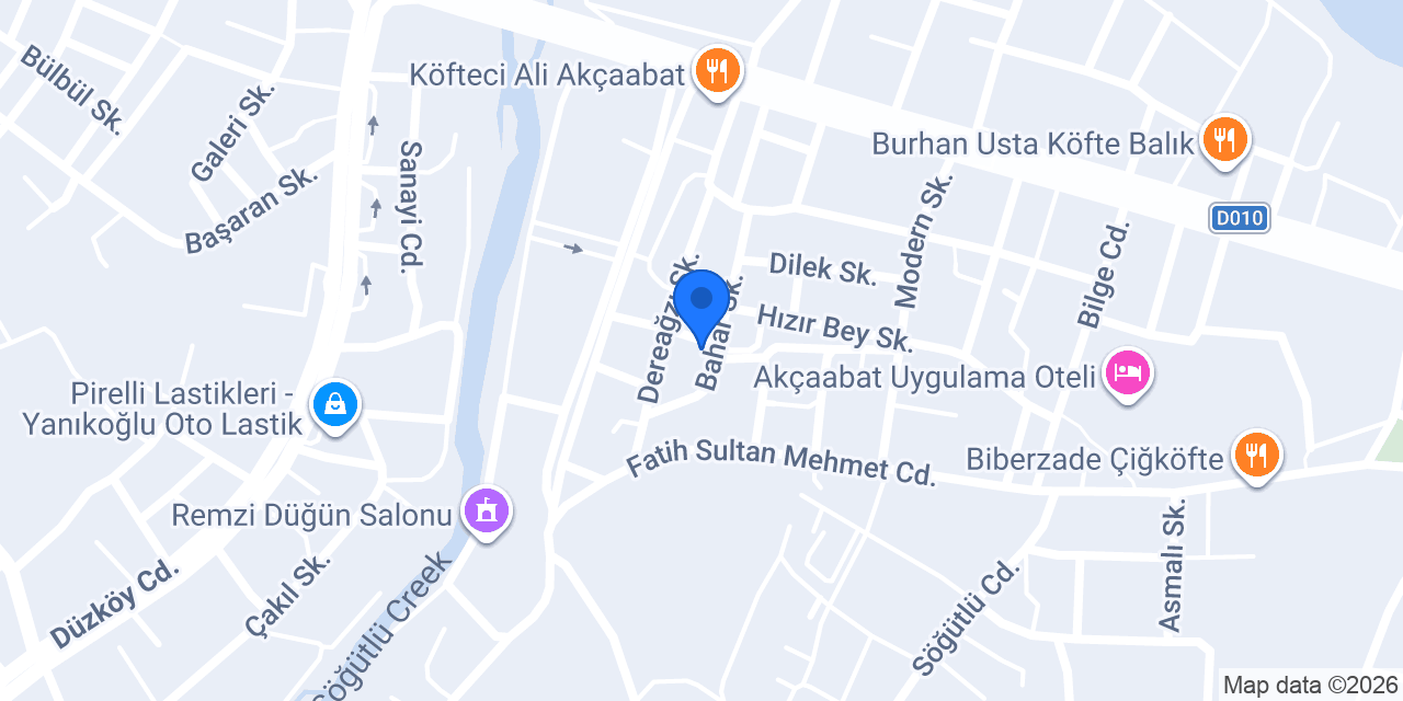 Gaziantep Baklavaları Abidin Usta konumu