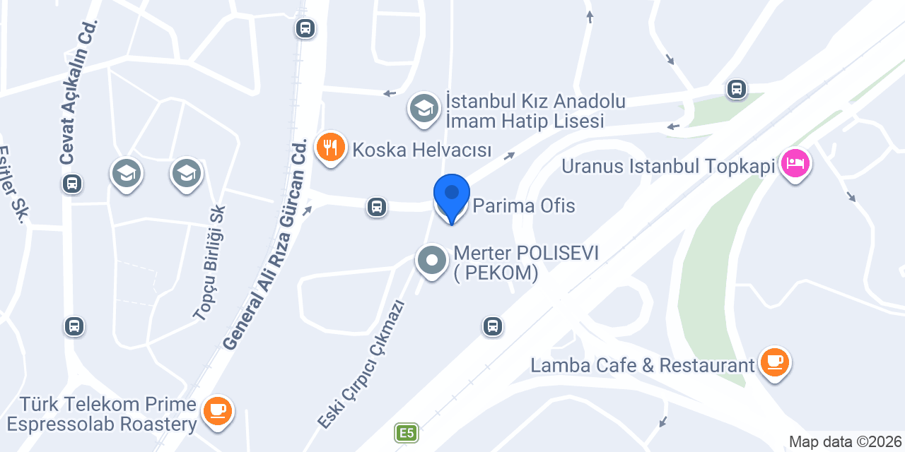 Mavera Hukuk Bürosu konumu