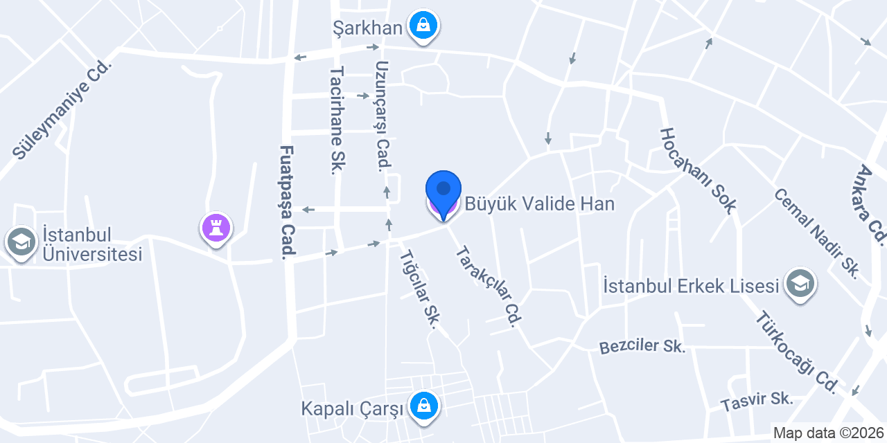 Büyük Valide Han konumu