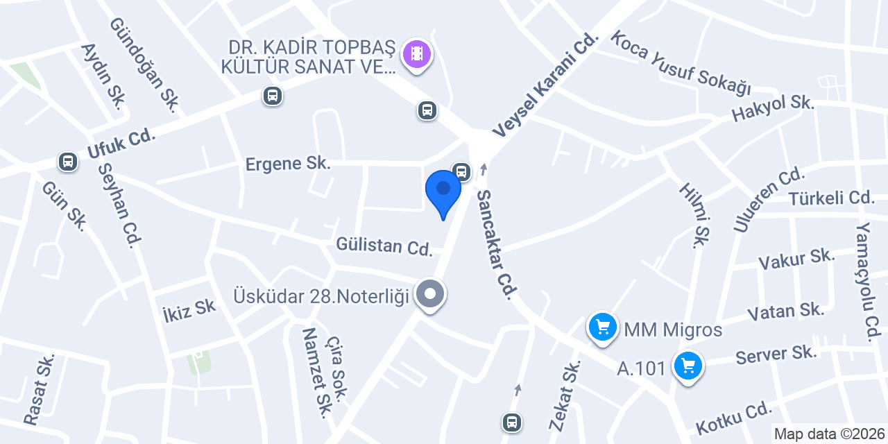 Topaloğlu Unlu Mamülleri konumu