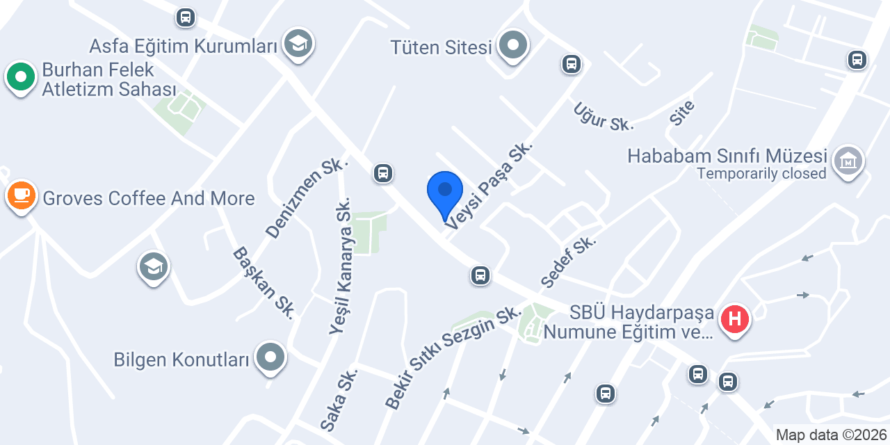 Terzi ve Kuru Temizleme konumu