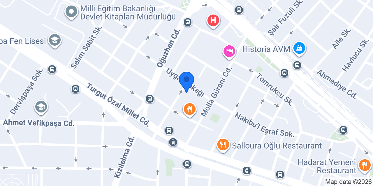 OTEL PANSİYON BEYROK konumu