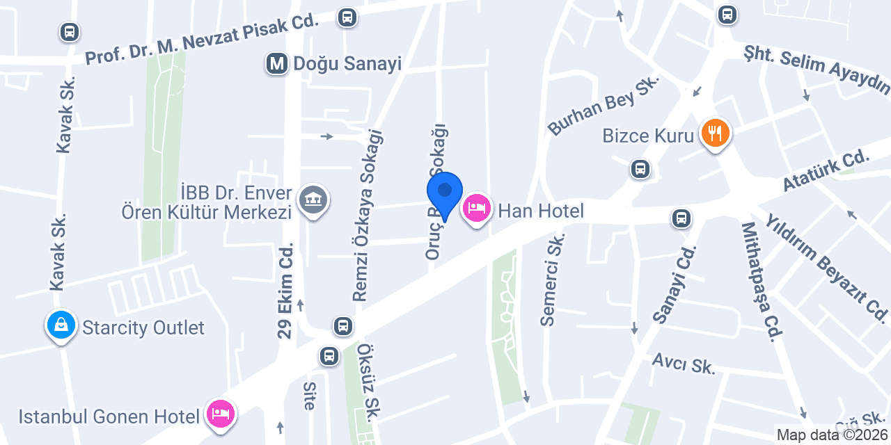 Istanbul Ayvansaray Üniversitesi konumu
