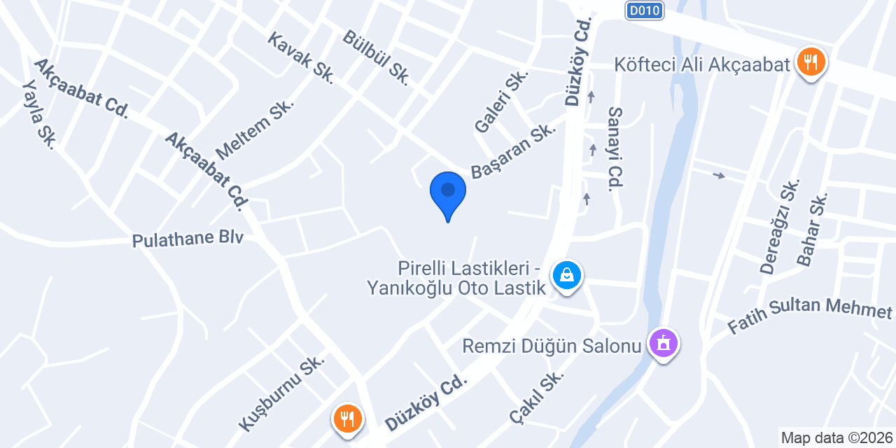 Akçaabat Anadolu Lisesi konumu