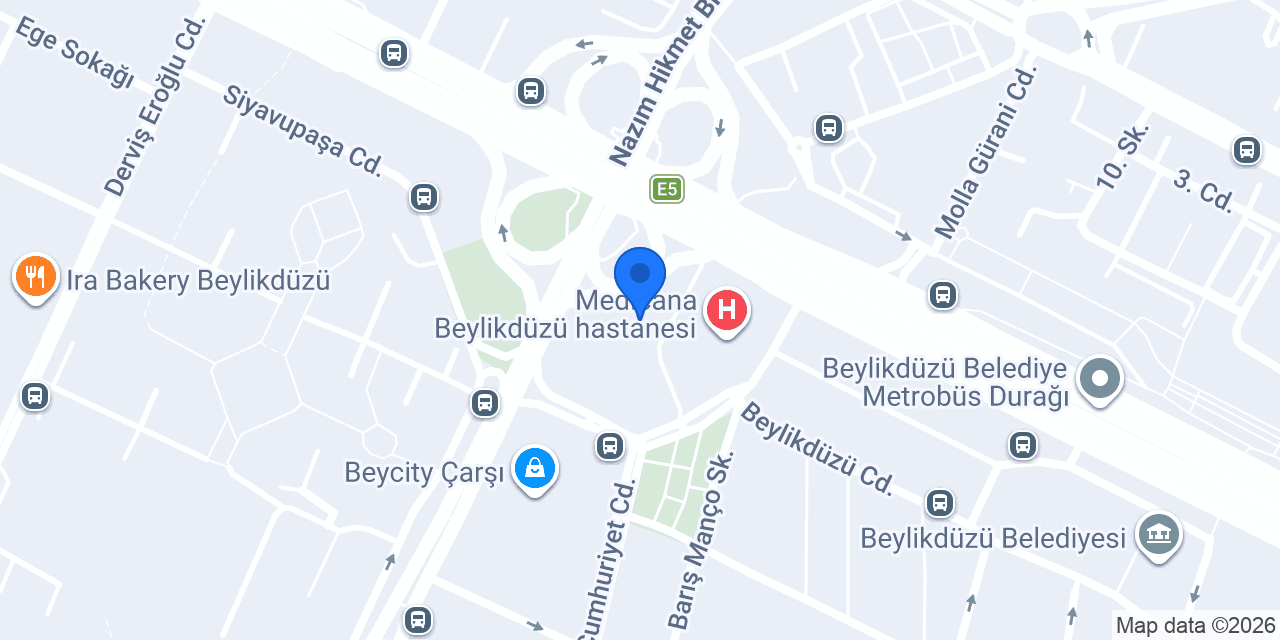 Brooklyn Express Beylikdüzü konumu