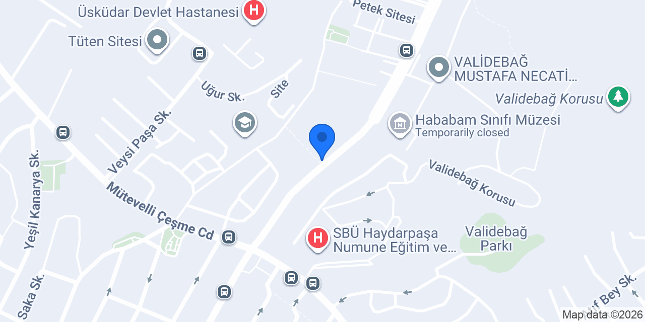 Validebağ Tekel ve Şarküteri konumu