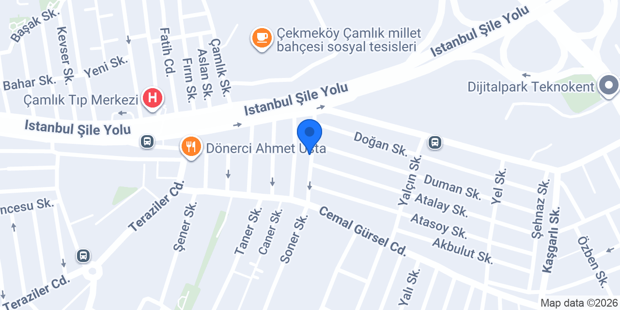 Erdemir Oto lastik konumu